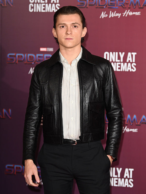 Spider-Man No Way Home Tom Holland Leather Jacket Max Jackets