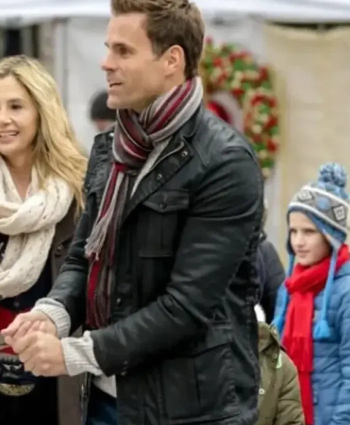 A Christmas to Remember Cameron Mathison Black Jacket Max Jackets