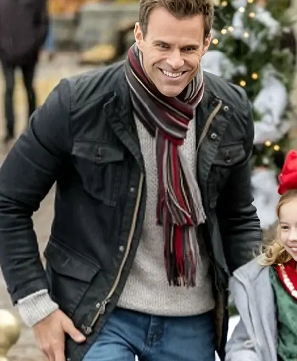 A Christmas to Remember Cameron Mathison Black Jacket Max Jackets