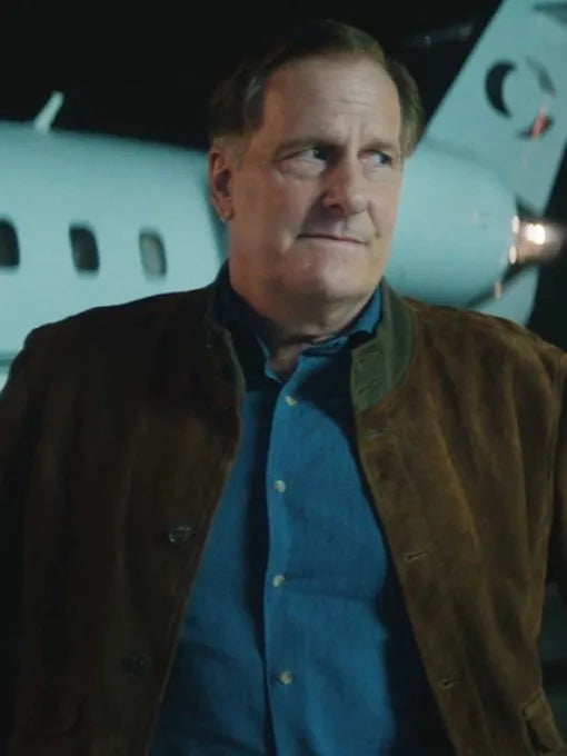 A Man In Full 2024 Jeff Daniels Brown Bomber Jacket Max Jackets