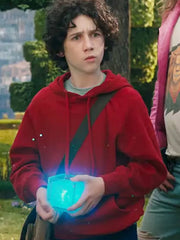 A Minecraft Movie 2025 Sebastian Eugene Hansen Red Hoodie Max Jackets