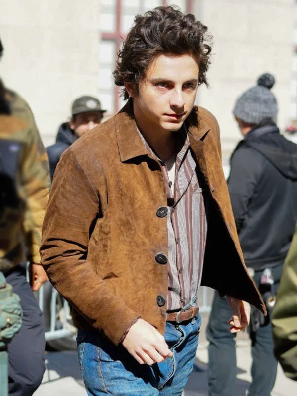 A Complete Unknown Bob Dylan Suede Leather Jacket Max Jackets