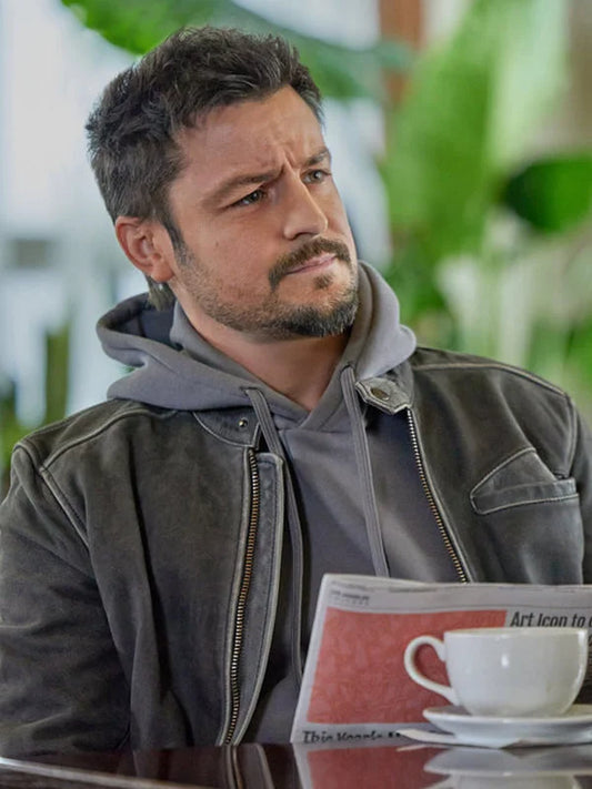 A Picture Of Her Jake Black Leather Jacket Max Jackets