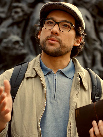 A Real Pain 2024 Will Sharpe Cotton Jacket Max Jackets