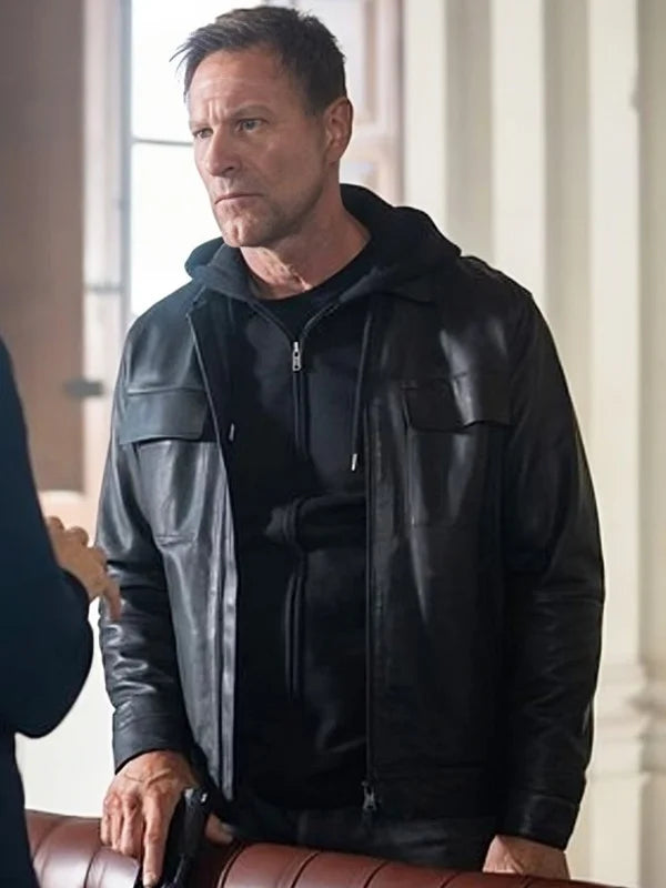 Aaron Eckhart Classified 2024 Black Jacket Max Jackets