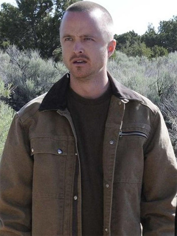 Aaron Paul TV Series Breaking Bad Brown Cotton Jacket Max Jackets