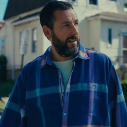 Happy Gilmore Adam Sandler Multicolor Plaid Shirt