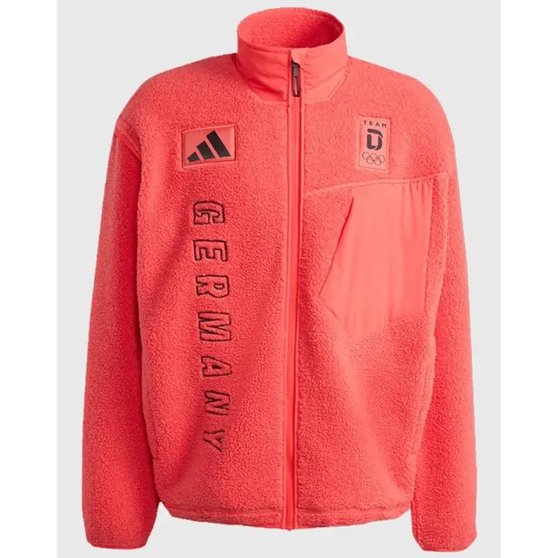 Adidas Winter Olympics 2026 Team Germany Red Jacket