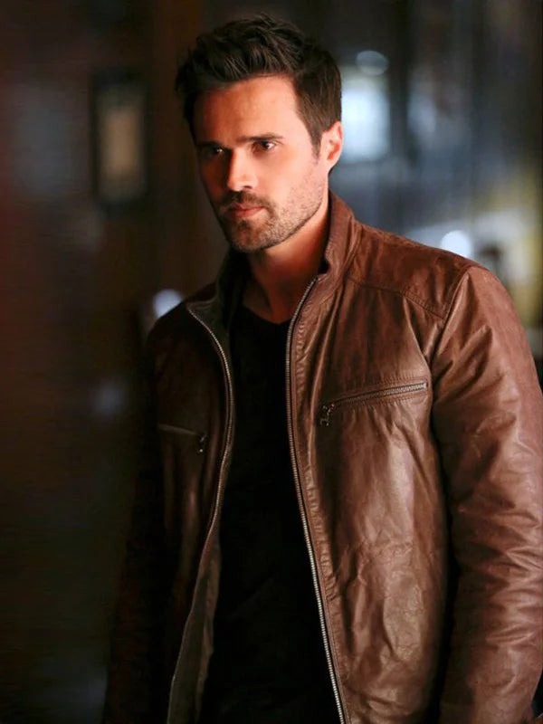 Agents Of Shield Brett Dalton Brown Leather Jacket Max Jackets