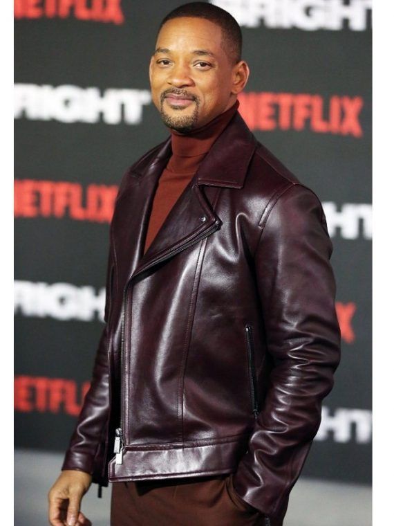WILL SMITH ALADIN DARK BROWN LEATHER JACKET Max Jackets
