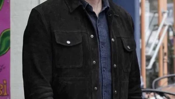 Alaric Saltzman Legacies Black Suede Jacket Max Jackets