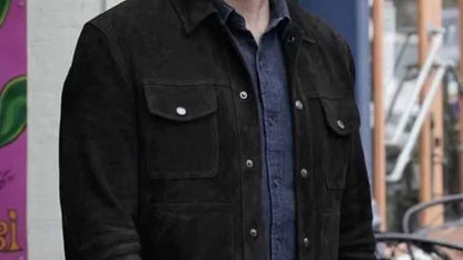 Alaric Saltzman Legacies Black Suede Jacket Max Jackets