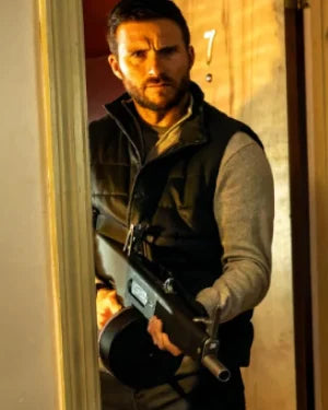 Alarum 2025 Scott Eastwood Black Vest Max Jackets