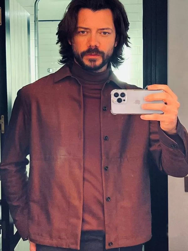 Álvaro Morte Vintage Brown Wool Jacket Max Jackets