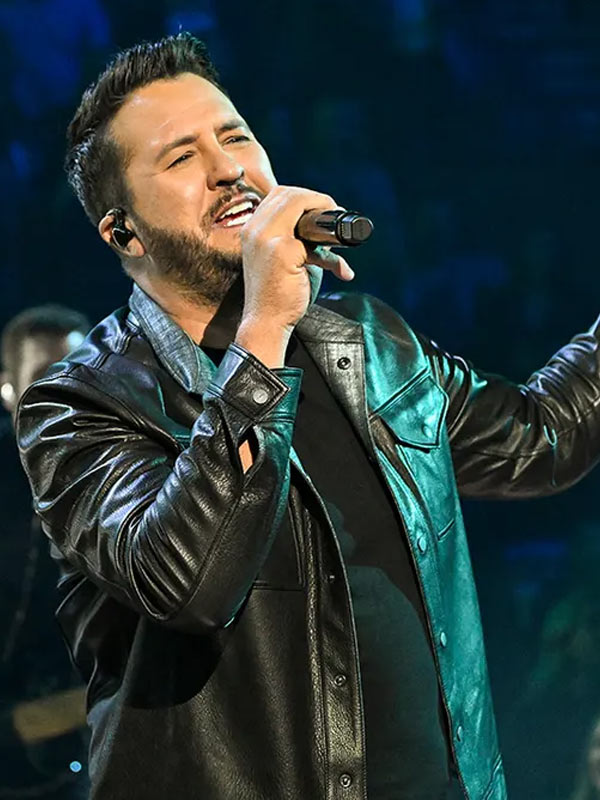 Luke Bryan American Idol Black Leather Jacket Max Jackets