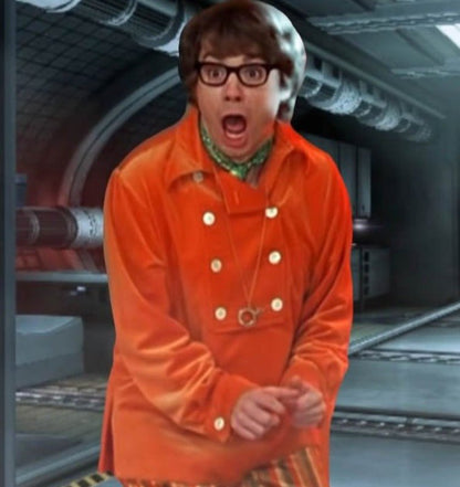 Austin Powers Mike Myers Orange Shirt