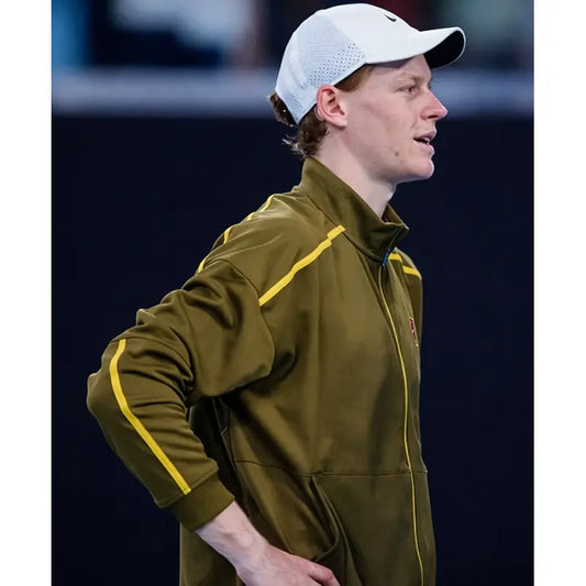 Jannik Sinner Australian Open 2026 Green Jacket