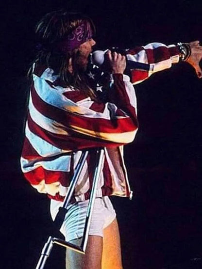Axl Rose American Flag Jacket Max Jackets