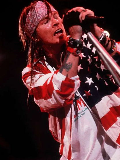 Axl Rose American Flag Jacket Max Jackets