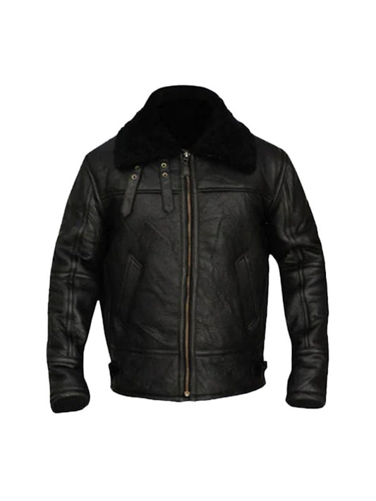 B3 Aviator Bomber Men Leather Jacket Max Jackets