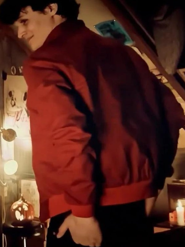 Jeremy Beetlejuice Beetlejuice 2024 Red Jacket Max Jackets