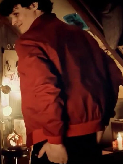 Jeremy Beetlejuice Beetlejuice 2024 Red Jacket Max Jackets