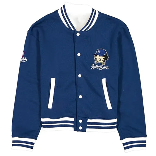 Bella Doña x Betty Boop Blue Fleece Jacket