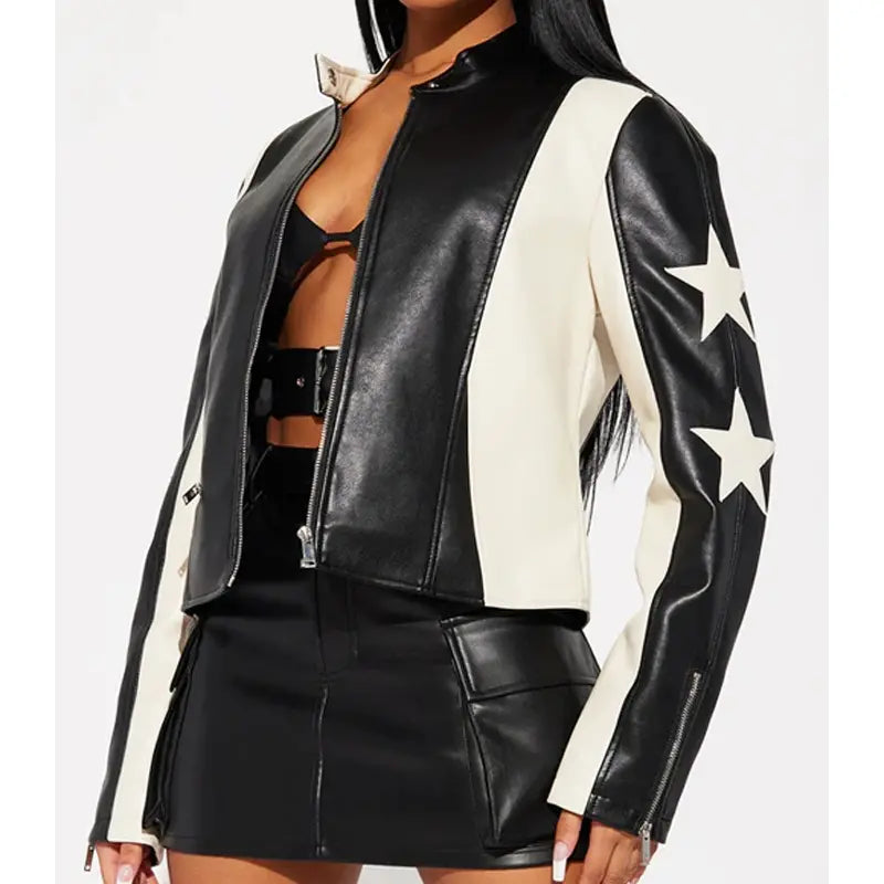 Beyond the Gates RhonniRose Mantilla Leather Jacket