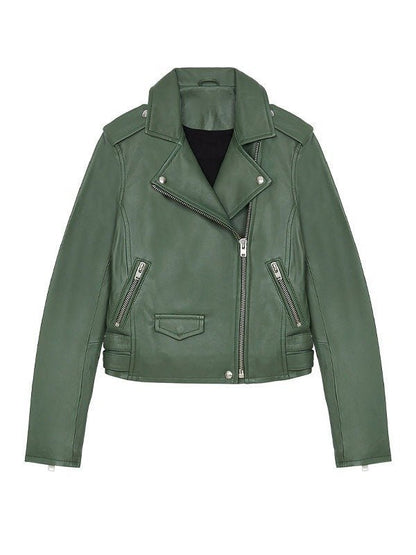 Big Sky S03 Katheryn Winnick Green Leather Jacket