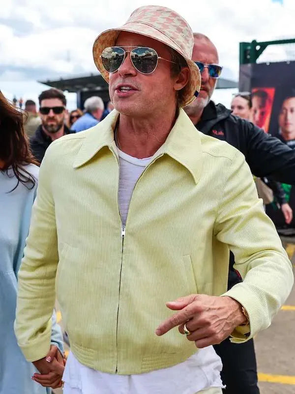 Brad Pitt F1 2025 Yellow Jacket Max Jackets