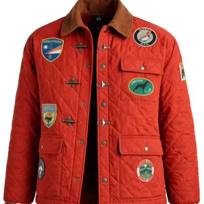 NYC 2026 Brandi Carlile Red Quilted Jacket