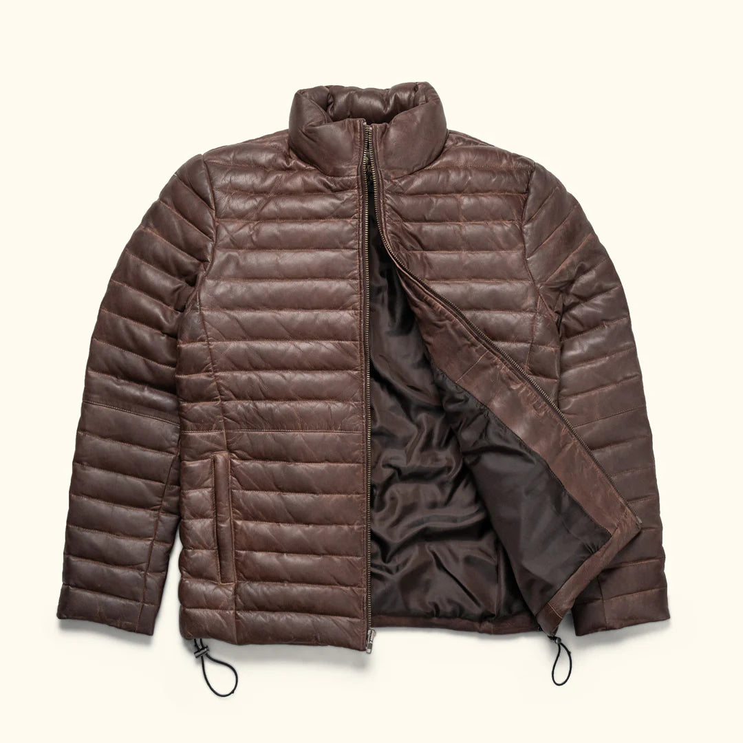 BRIDGER LEATHER DOWN JACKET Max Jackets