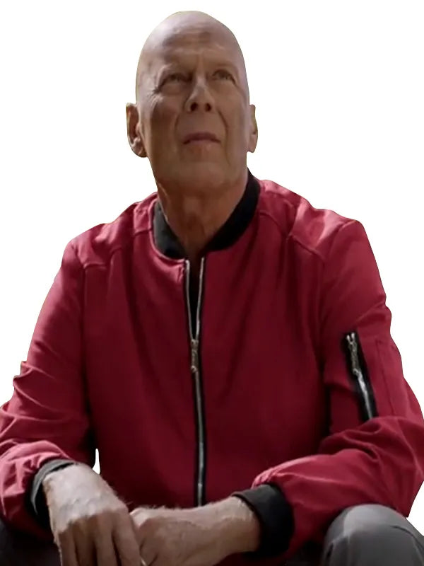 Apex Bruce Willis Red Jacket Max Jackets