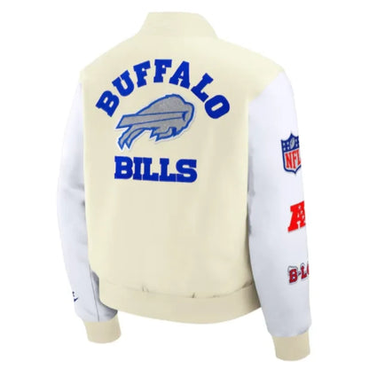 Nike Buffalo Bills Rivalries White Varsity Jacket