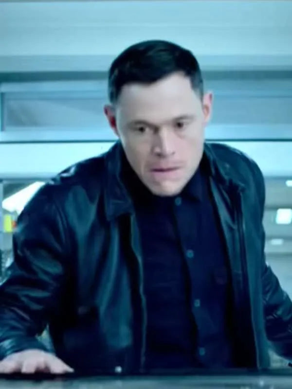 Cormac Lift 2024 Burn Gorman Black Leather Jacket Max Jackets