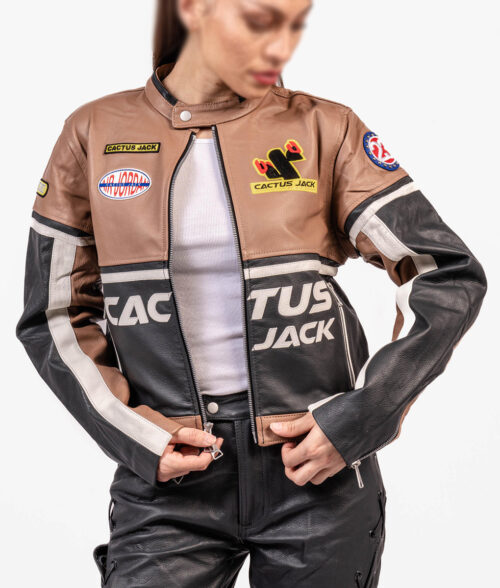 Cactus Jack Leather Jacket Max Jackets