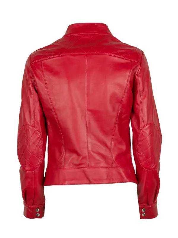 Women’s Cafe Racer Real Leather Jacket Max Jackets