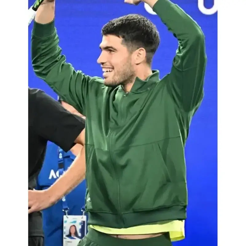 Carlos Alcaraz 2026 Australian Open Green Jacket
