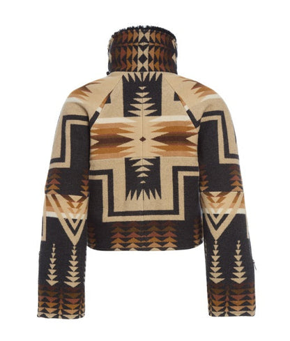 Dutton Ranch Beth Dutton Western Wool Printed Jacket