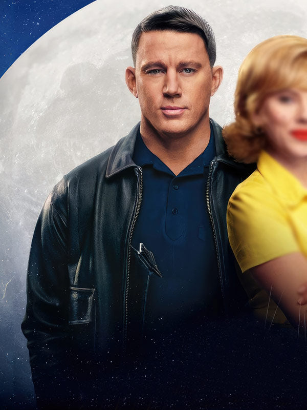 Channing Tatum Fly Me To The Moon 2024 Black Jacket Max Jackets