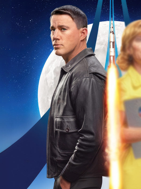 Channing Tatum Fly Me To The Moon 2024 Black Jacket Max Jackets