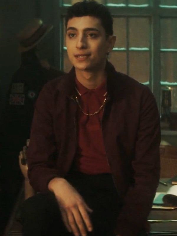 Dead Boy Detectives S01 Charles Rowland Maroon Jacket Max Jackets