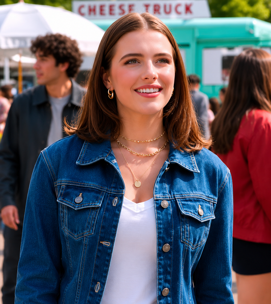 Ella Bright Off Campus Denim Jacket