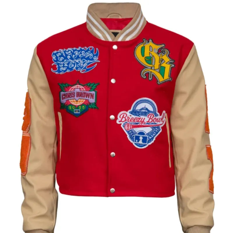 Chris Brown Breezy Bowl XX Varsity Jacket