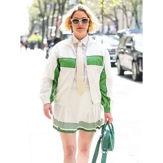 Chyler Leigh NYC 2026 Track Jacket