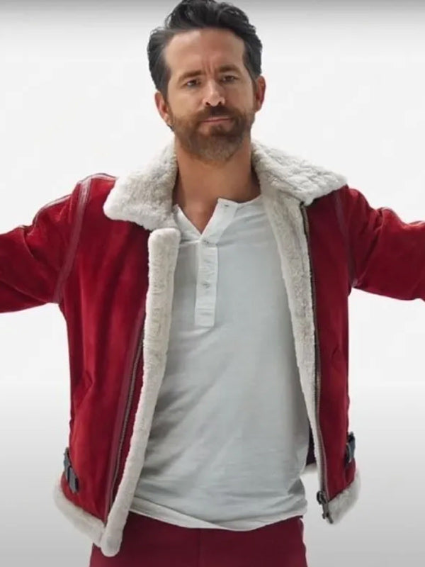 Ryan Reynolds Spirited Maroon Jacket Max Jackets