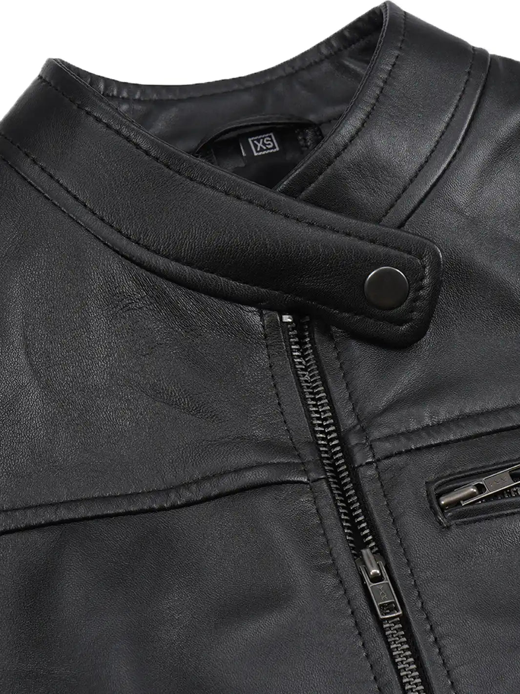 Bickford Women's Black Real Leather Biker Style Jacket