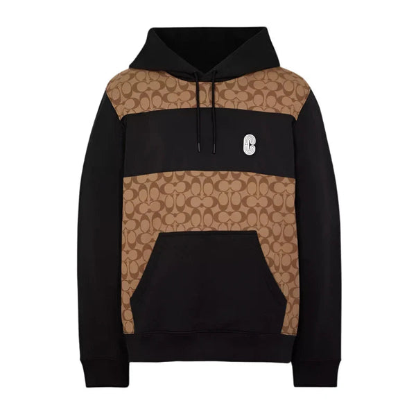 Coach Signature Pullover Hoodie Vintage Jacket