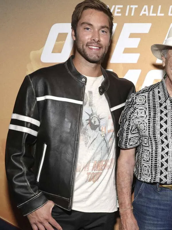 One Fast Move 2024 Austin North Black Leather Jacket Max Jackets