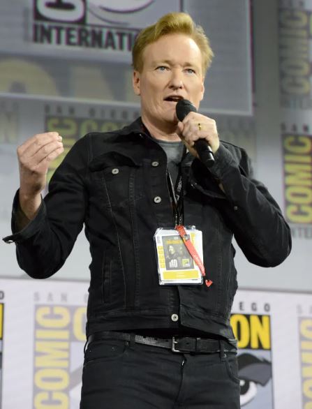 Conan OBrien Top Gun Event Black Denim Jacket